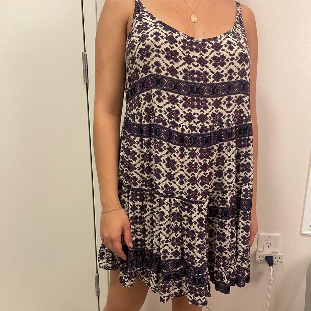 Purple Brandy Melville dress, one size seems float and adjustable straps